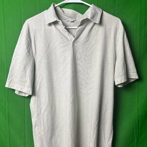 James Perse Standard Polo Off White — Size 2